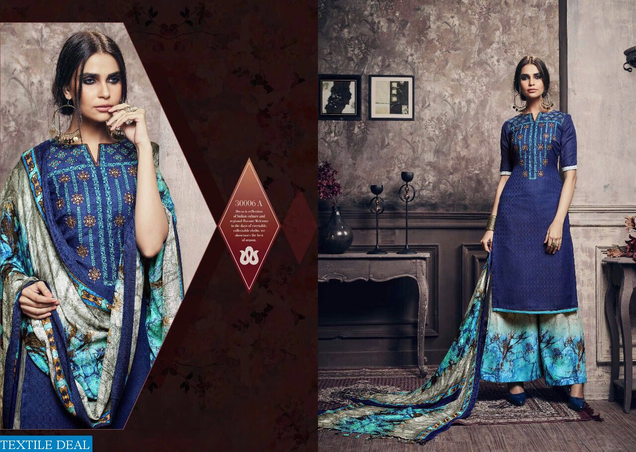 Sargam aarzu vol-7 Wholesale Winter special dress material